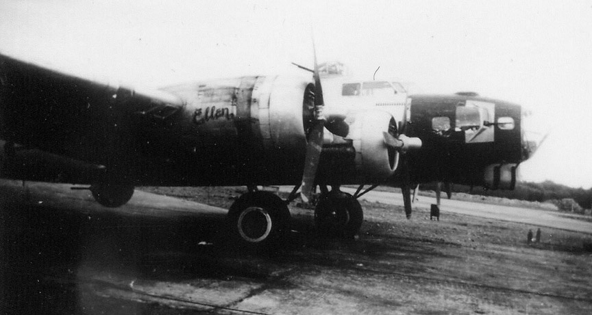 Bronx Bomber II Nose and Engine Art - Summer 1944