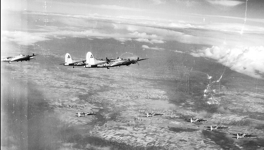 398th Mission to Kraiburg - 11 April 1945  closeup