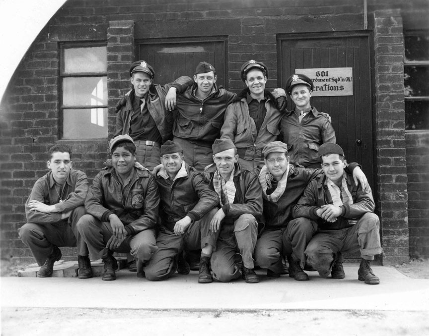 John H. Davis' Crew - 601st Squadron - Summer 1944