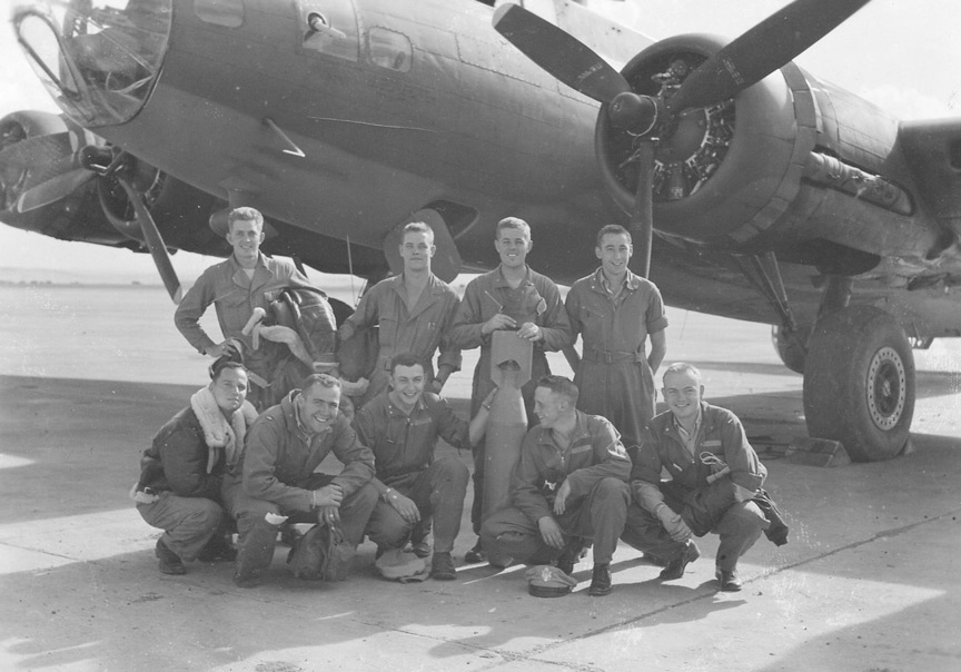 Gene L. Douglas' Crew - 600th Squadron - Summer or Fall 1943