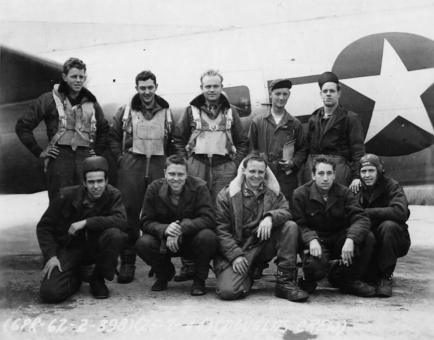 Gene L. Douglas' Crew - 600th Squadron - 25 July 1944