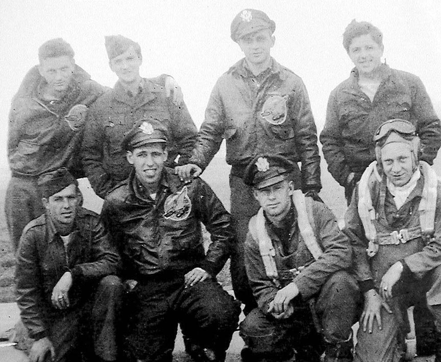 Elwood's Crew - 600th Squadron - 8 August 1944