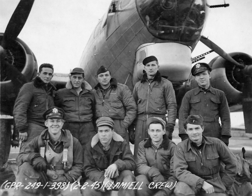 Lamiell's Crew - 602nd Squadron - 2 February 1945