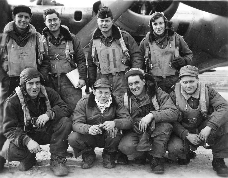 Magness' Crew - 601st Squadron - early February 1945