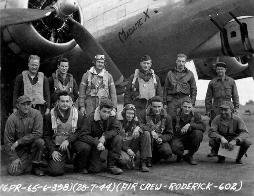 Roderick's Crew - 602nd Squadron - 28 July 1944