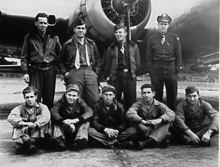 Taylor's Crew - 601st Squadron - 6 August 1944