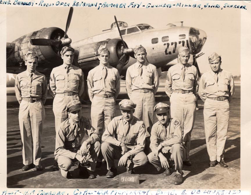 Traeder's Crew - 601st Squadron - 17 October 1944