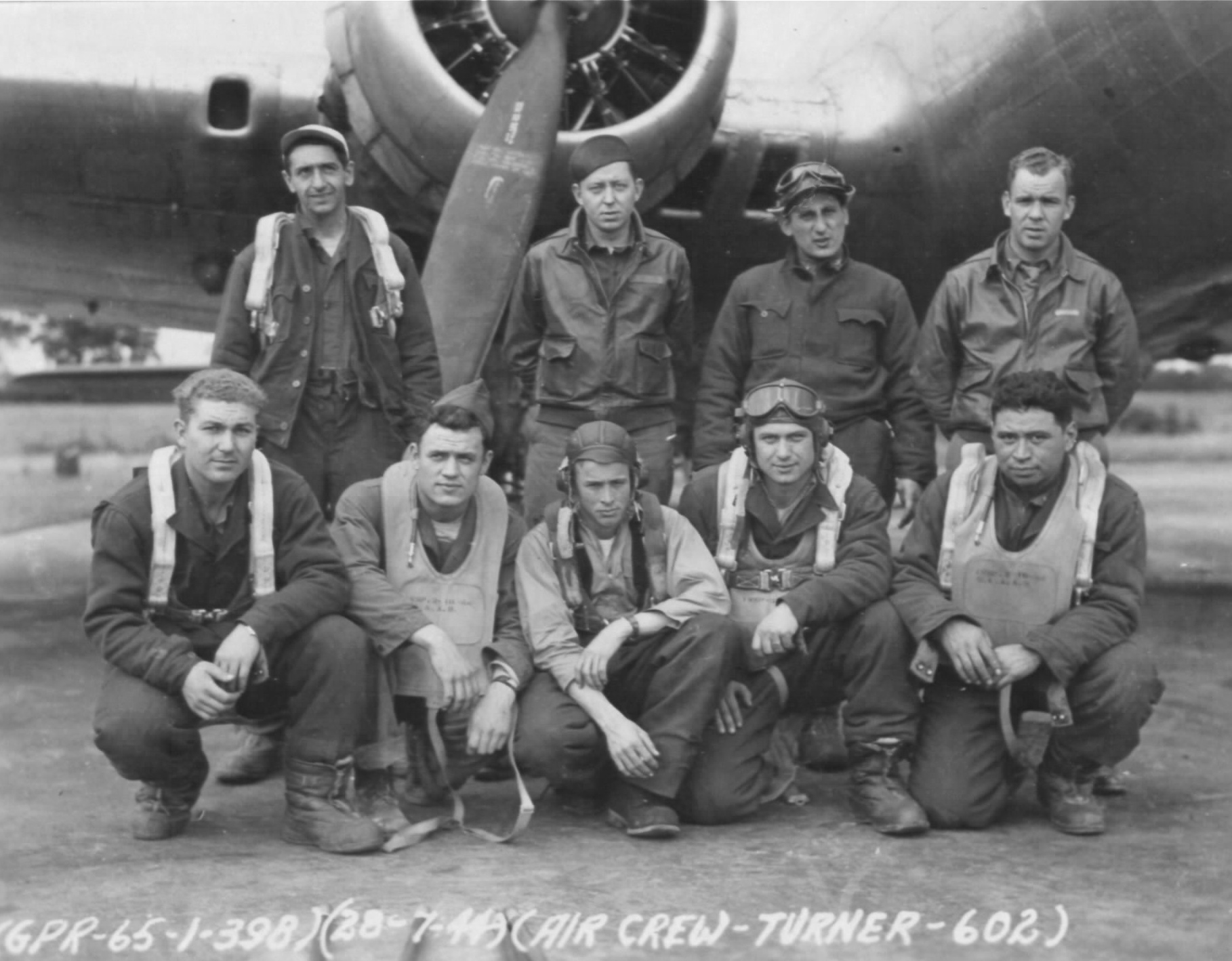 Turner's Crew - 602nd Squadron - 28 July 1944