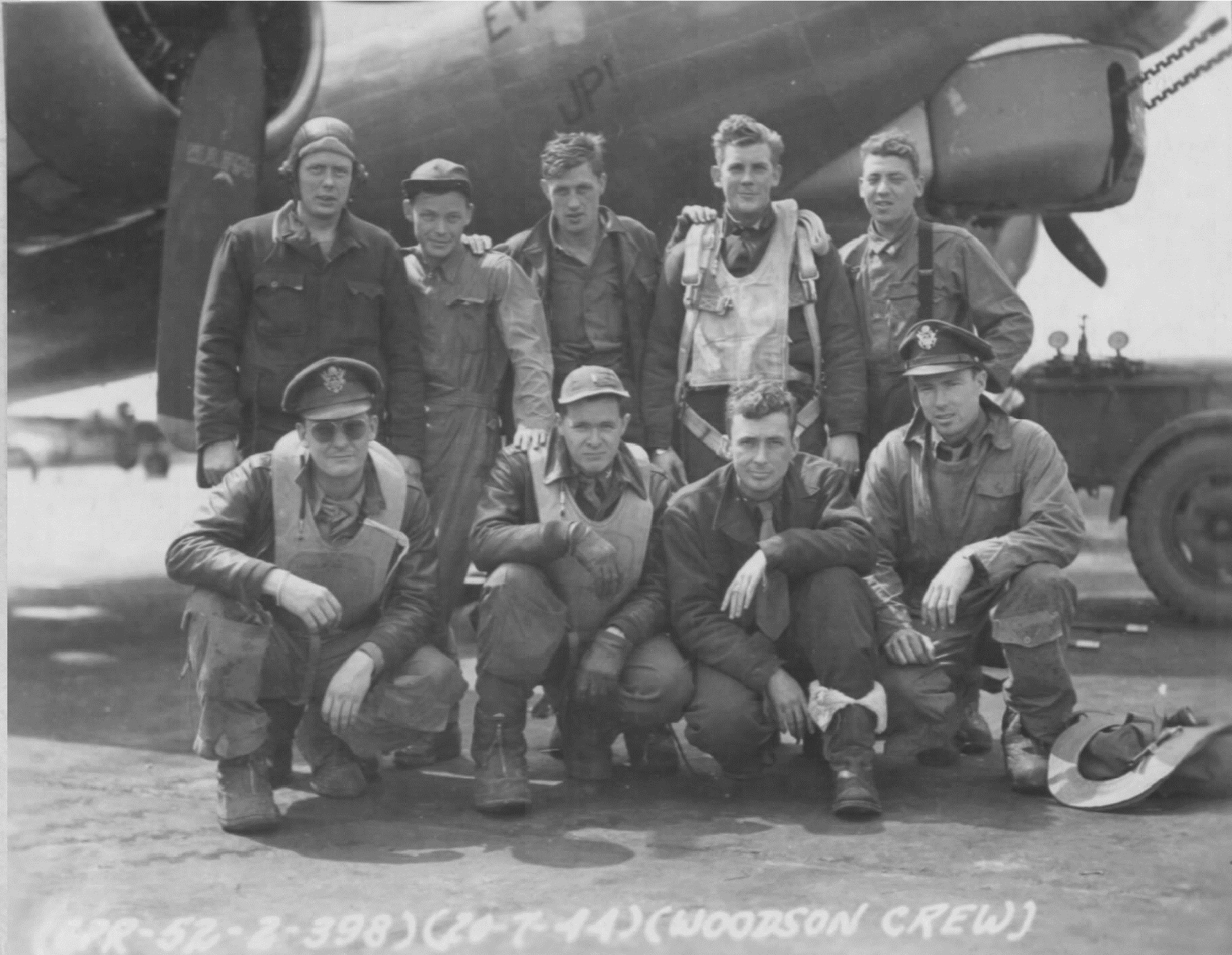 Woodson's Crew - 602nd Squadron - July 20, 1944