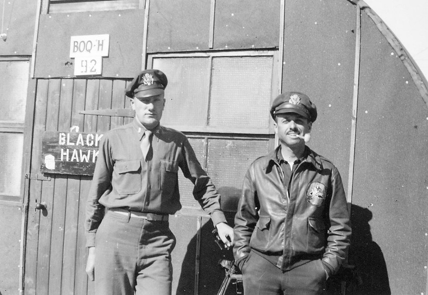 Lt. Dean and Captain White - 601st Squadron - 1944/45
