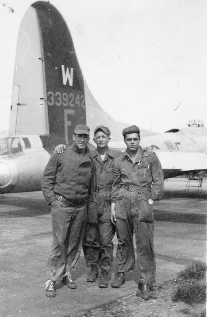 Vernon Overton, Crew Chief and Crew - 603rd Squadron - Spring 1945