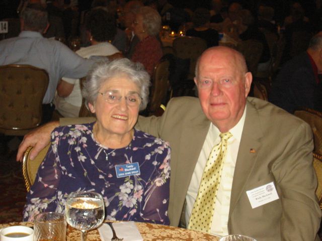 9/13/03 Pres of 398th Wally Blackwell with wife Teedy - Covington, KY